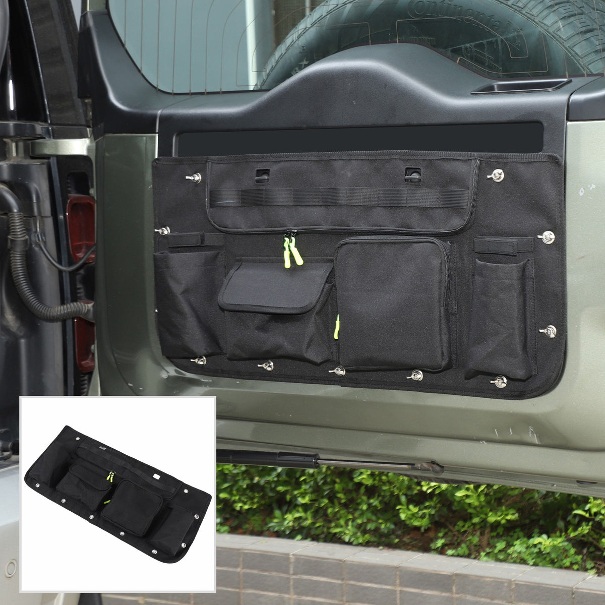 Tailgate Hanging Storage Bag Tray For Land Rover Defender L663 2020+ 14