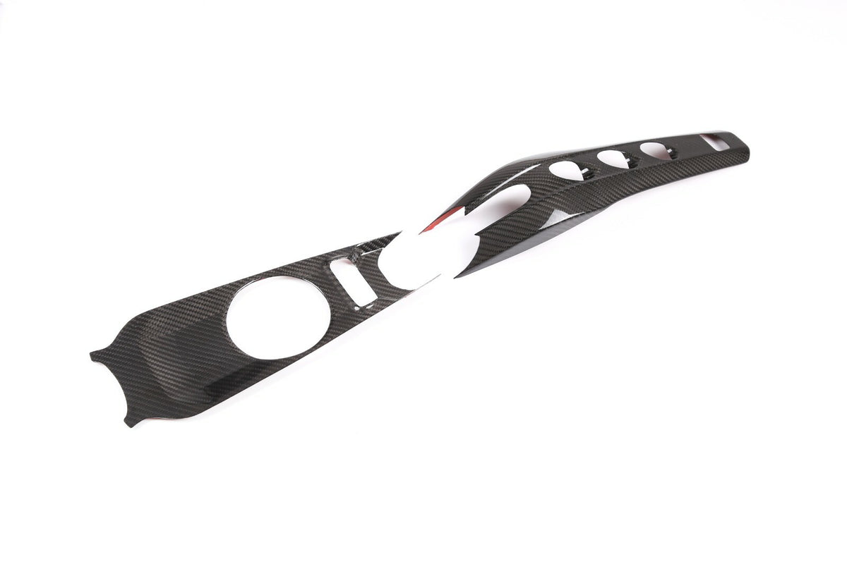 Real Carbon Fiber Center Gear Shift Panel Trim For Ferrari F12 Berlinetta 13-17 4