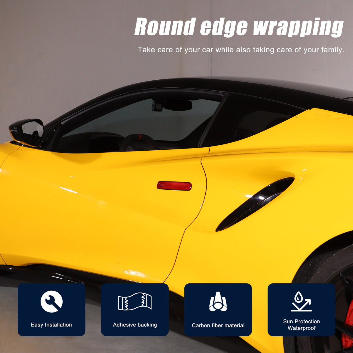 Red Real Carbon fiber Outside Door Handle Cover For Lotus EMIRA 2021-2025 20