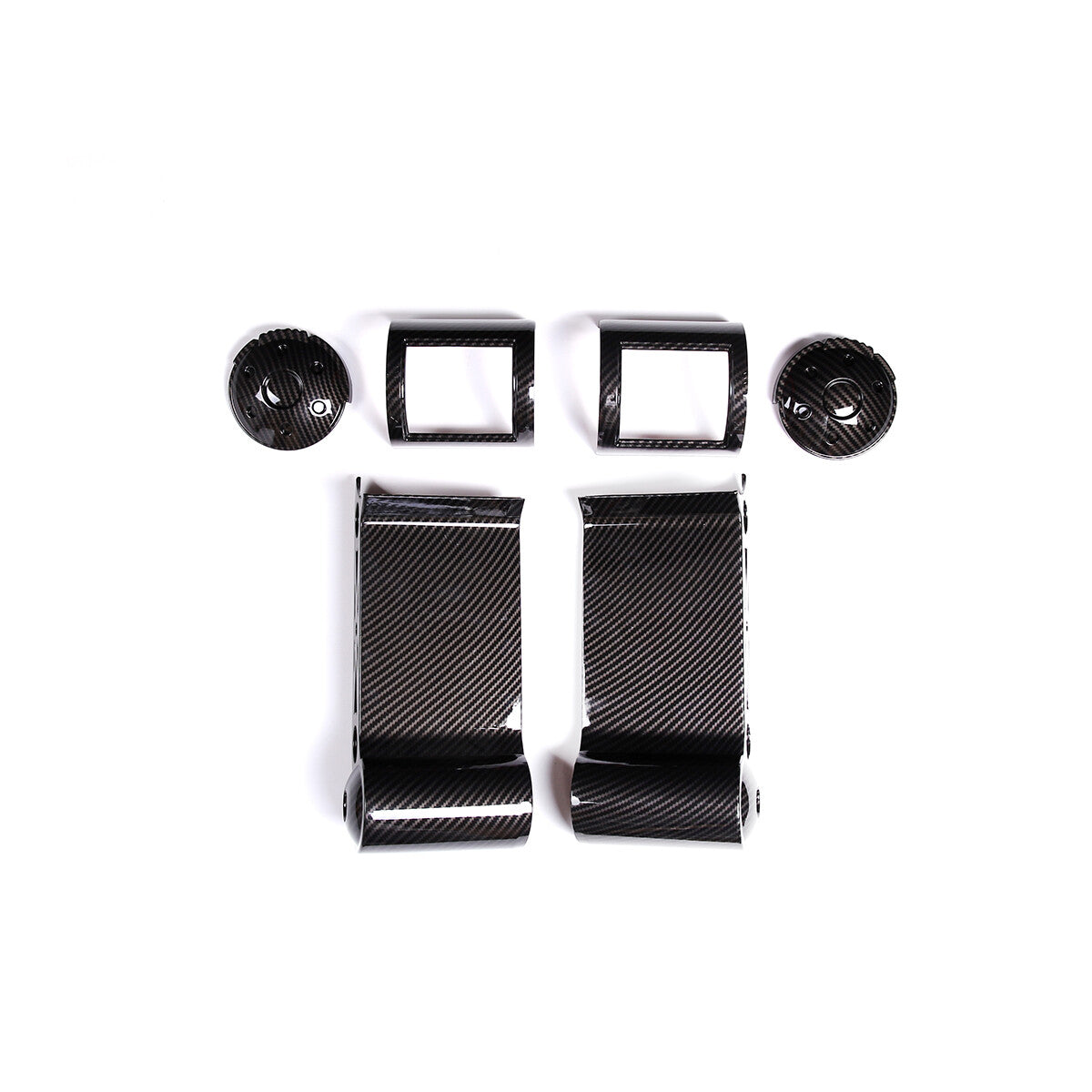 18pcs Carbon Fiber Look Center Console Kit Trim For Toyota FJ Cruiser 2007-2020 12