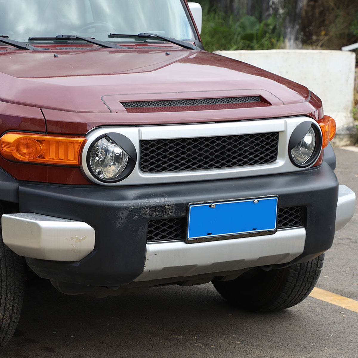 Matte Black ABS Full Exterior Cover Trim Set For Toyota FJ Cruiser 2007-2021 26