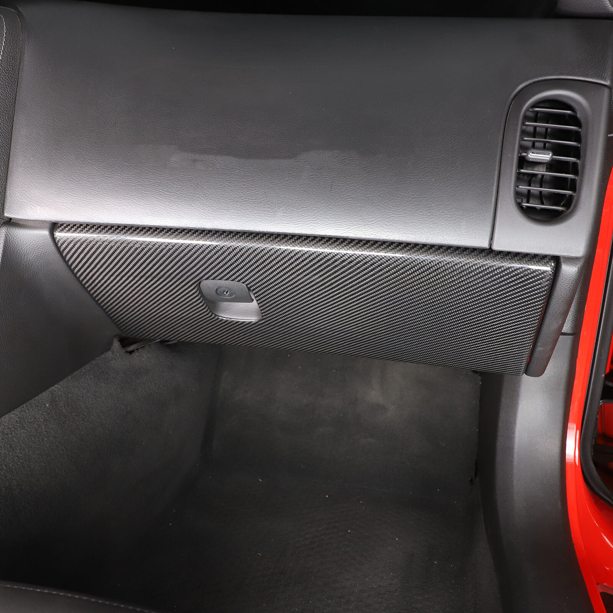 Real Carbon Fiber Co-pilot Storage Glove Box Covers For Corvette C6 2005-2013 12