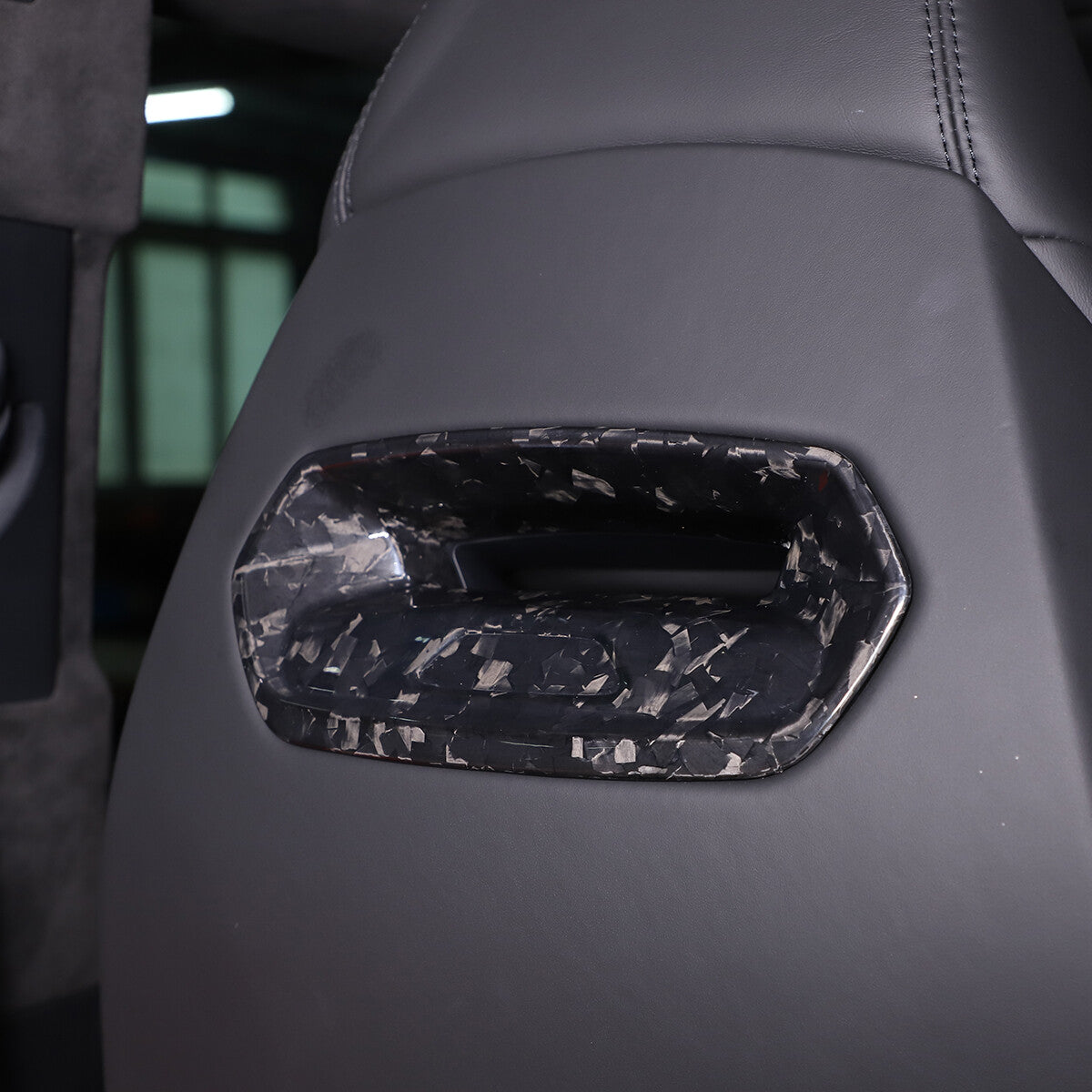 Forged Fiber Seat Headrest Back Hook Cover Trim For Lamborghini URUS 2018-2023 2