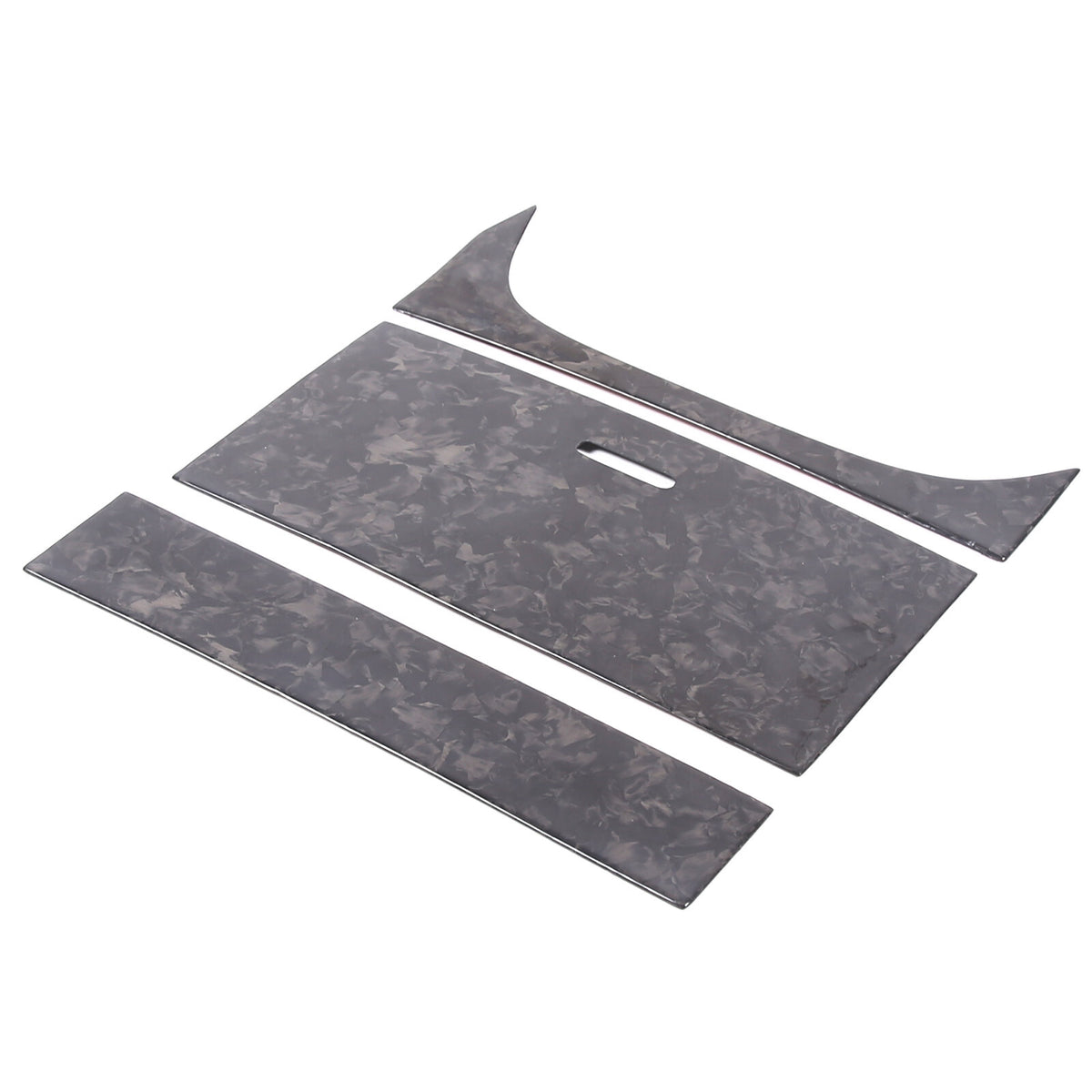Forged Carbon Fiber Center Cup Holder Panel Trim For Jaguar F-TYPE 2013-2024 17