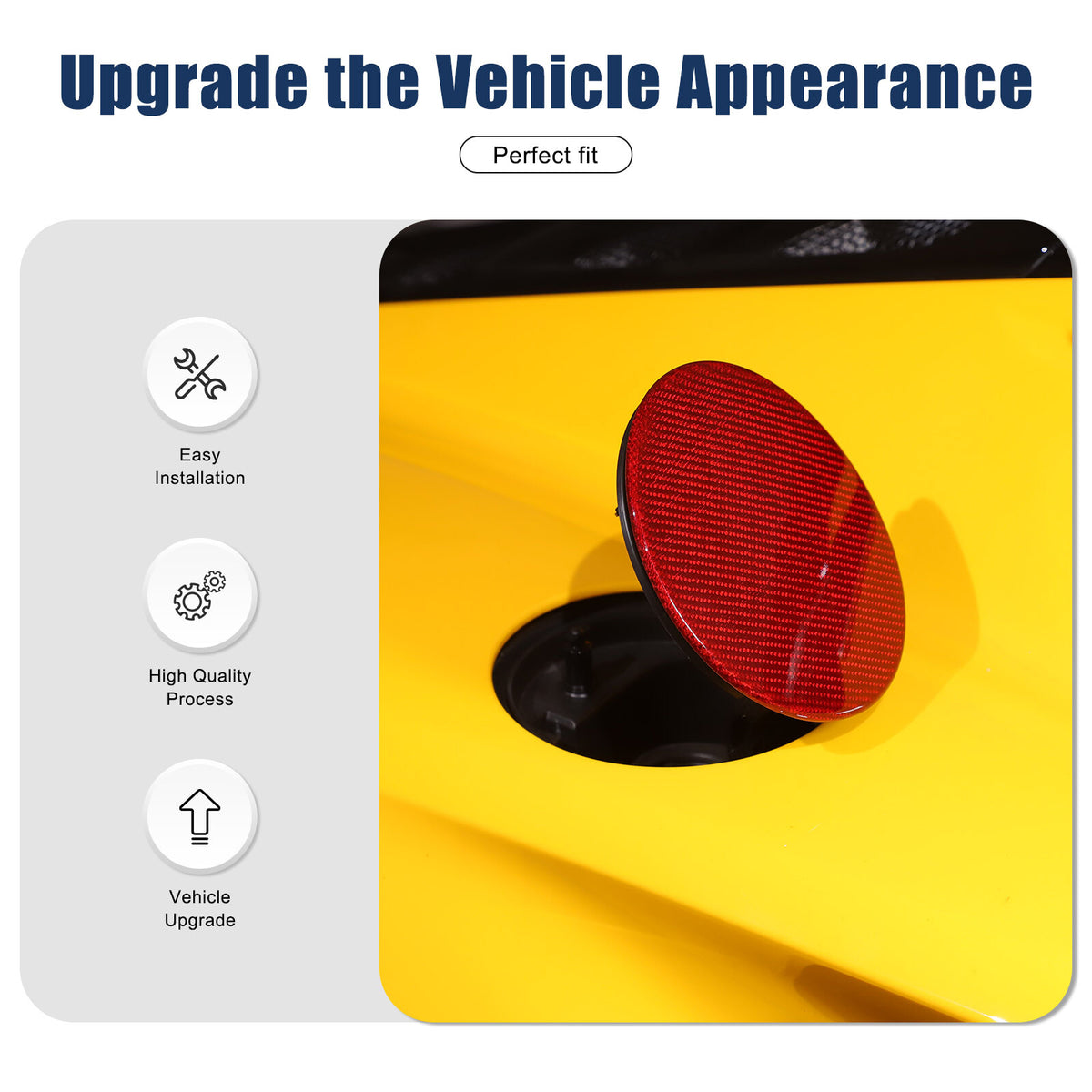 Red Real Carbon Fiber Interior Exterior Conosle Trim Cover For Lotus EMIRA 21-25 97