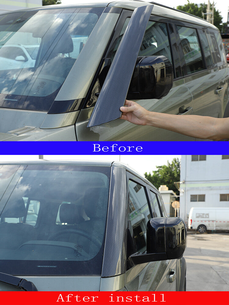 Windshield A Pillar Trim Exterior Molding Garnish For Land Rover Defender 20-22 3