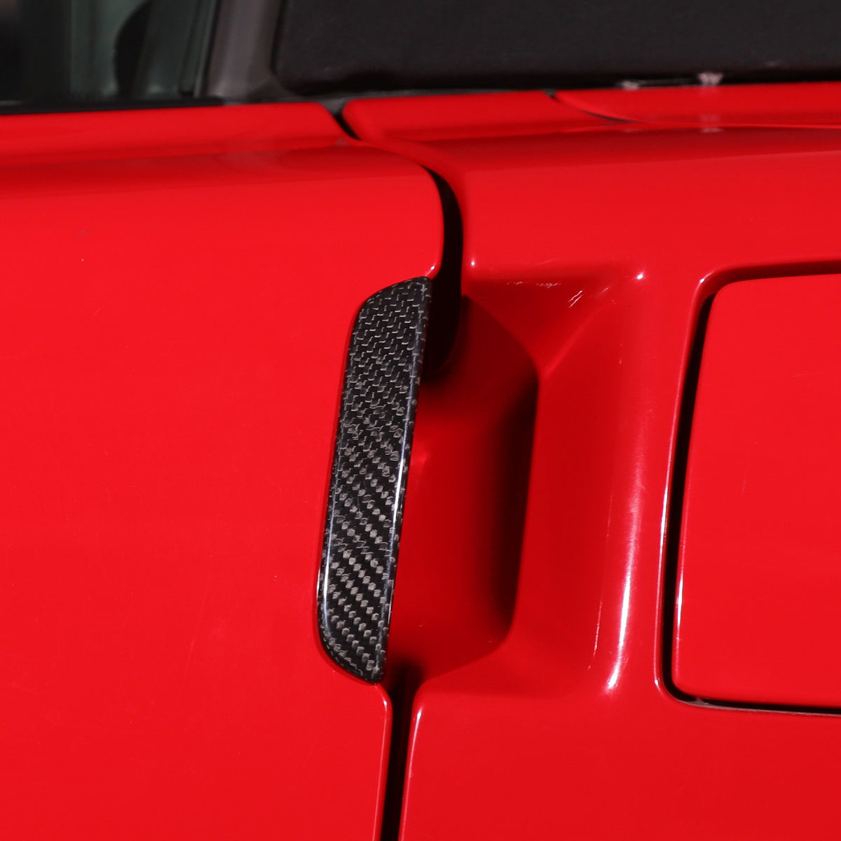 Real Dry Carbon Fiber Door Handle Trim For Corvette C6 2005-2013 19