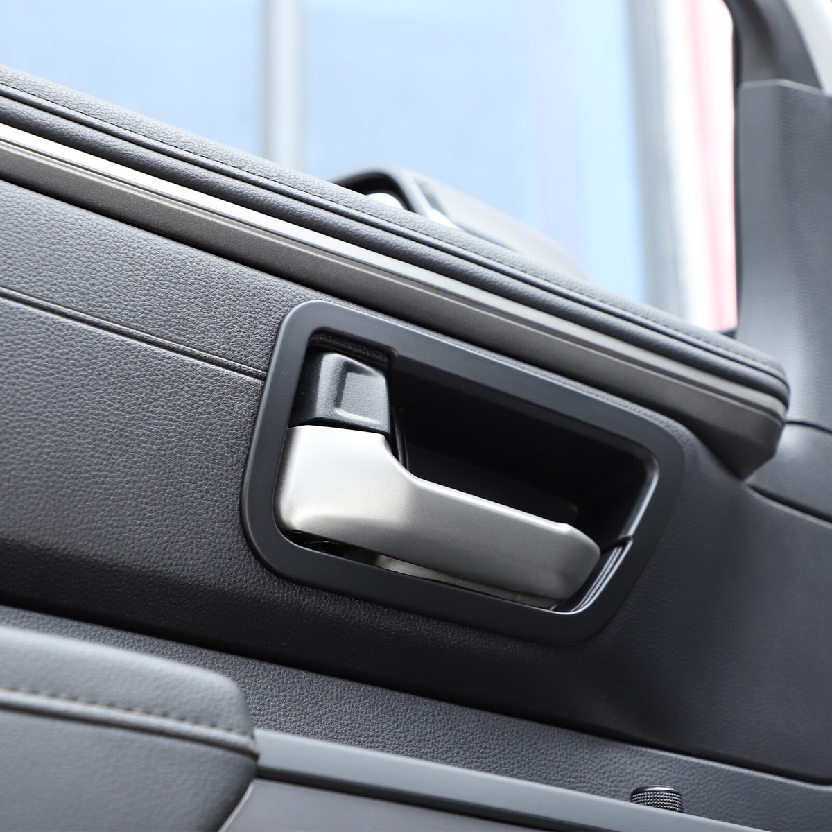 Matte Black ABS Interior Decoration Cover Trim Kit For Toyota Tundra 2022-26 US - Variants 21-25 19