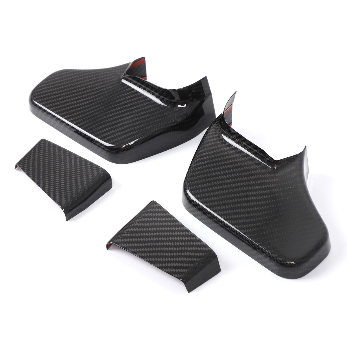 Real Carbon Fiber Rearview Mirror Base Cover Trim For Benz G-Class W465 2025 US 8
