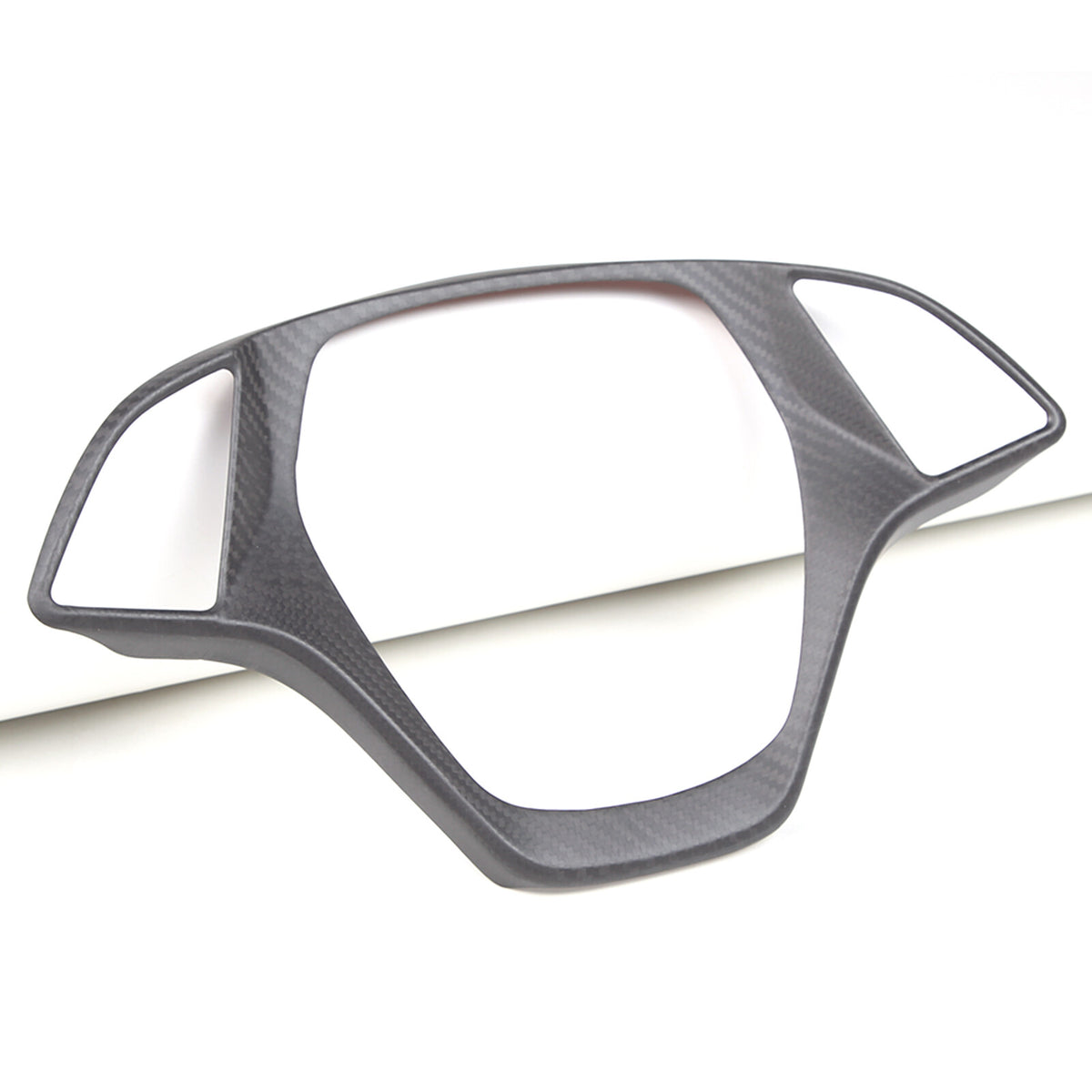 Matte Real Carbon Fiber Interior Steering Wheel Cover Trim For Corvette C7 14-19 6
