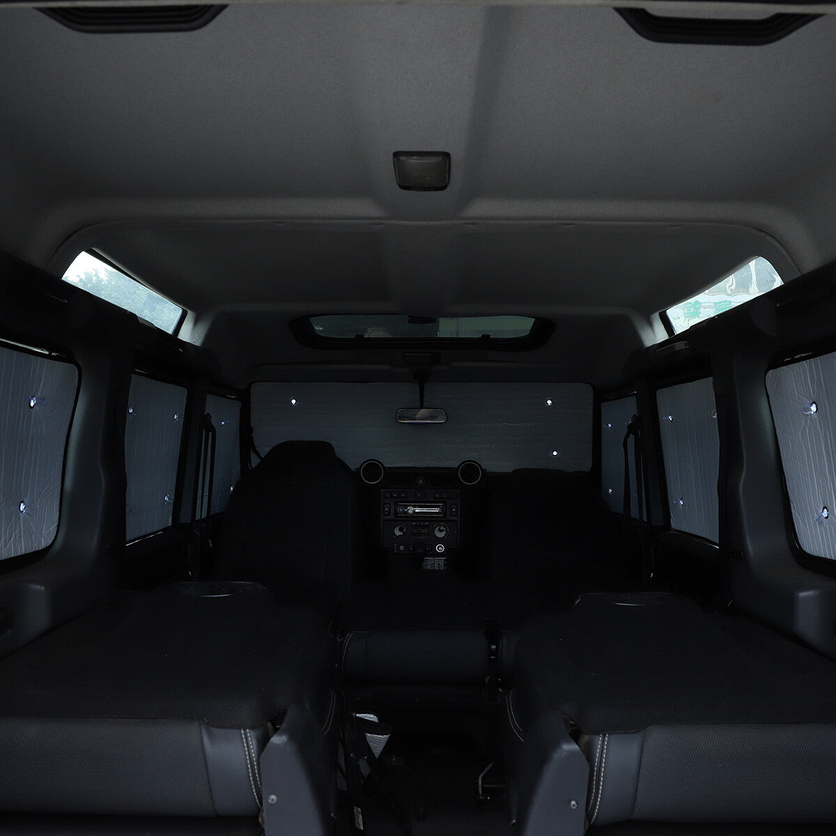 Car Full Window Sunshade Cover Shades Sun Visor For Land Rover Defender 2004-18 8