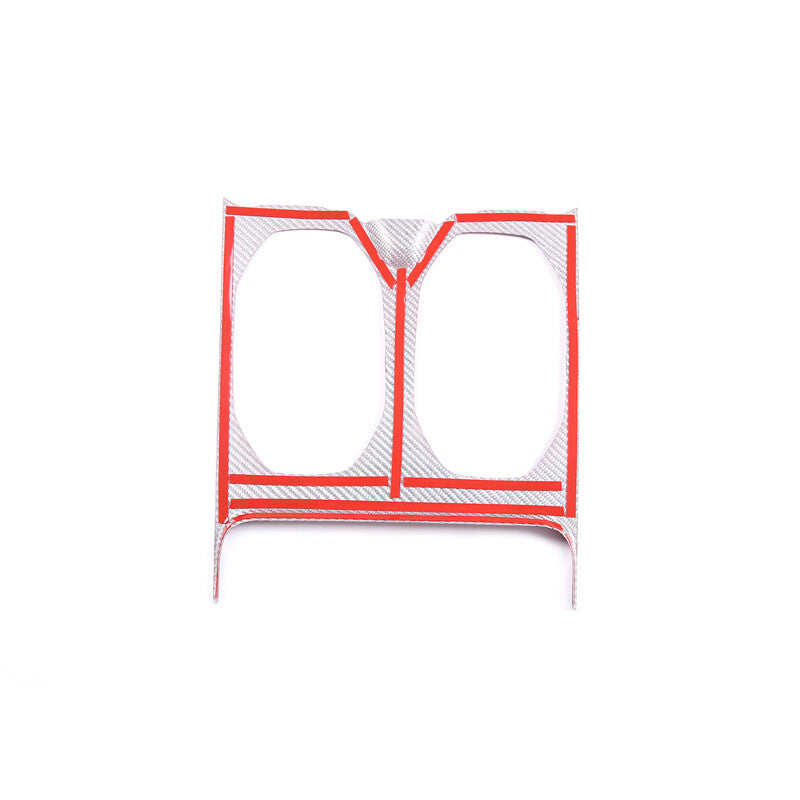 Red Carbon Central Gear Shift Cup Holder Panel Trim For Lamborghini URUS 18-23 8