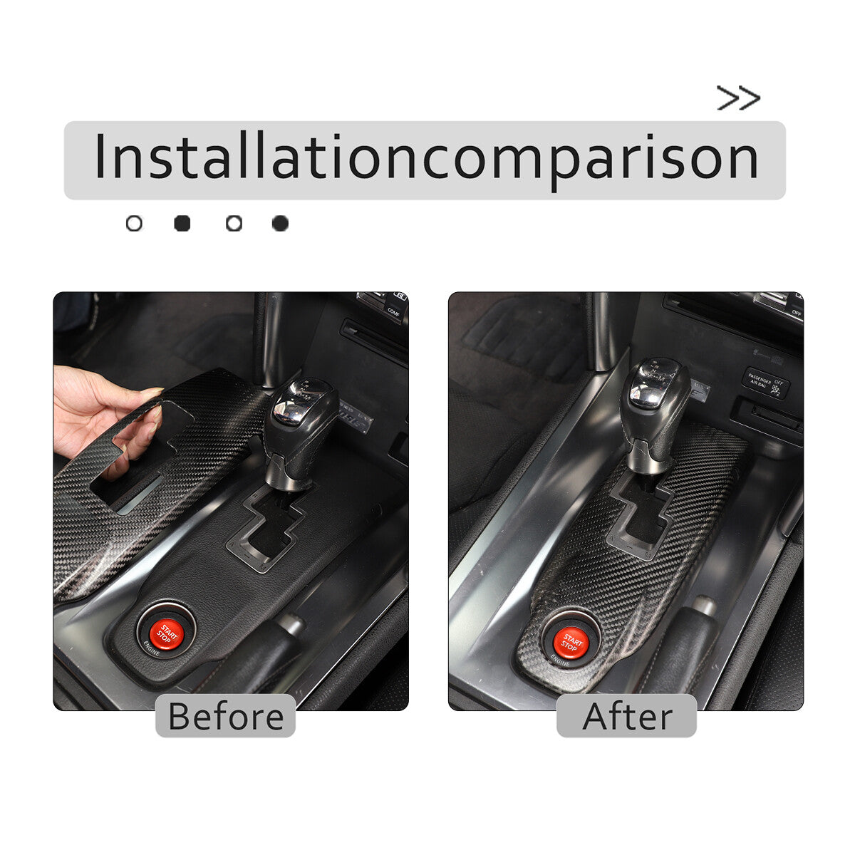 Real Carbon Fiber Interior Set Cover Trim Kit For Nissan GTR R35 2008-2016 US 12