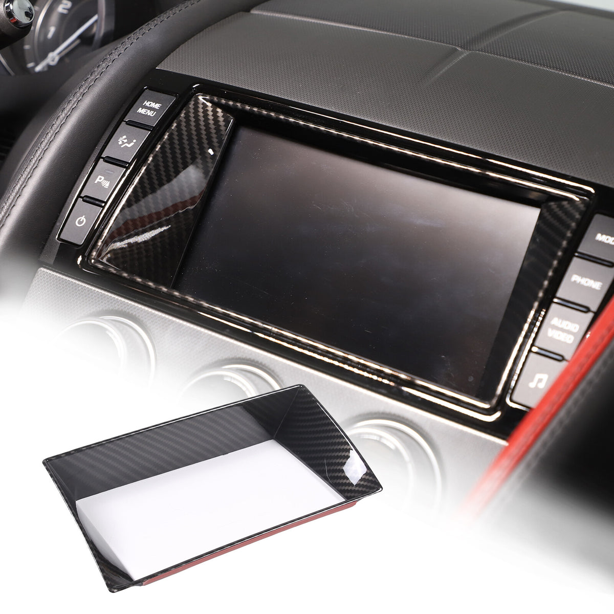 ABS Carbon Fiber Interior Full Set Cover Trim Kit For Jaguar F-type X152 2013-25 - Styles 6-10 21