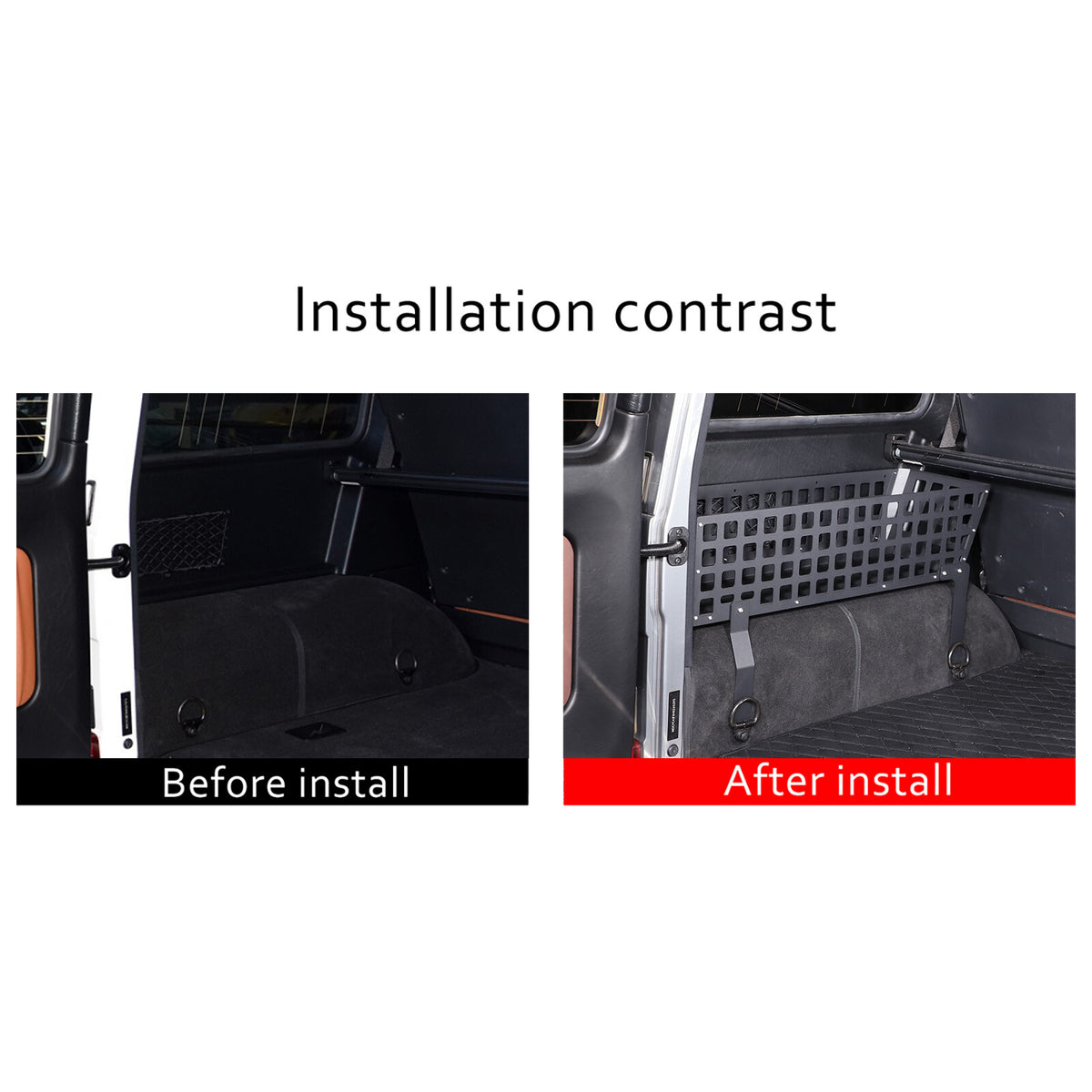 Black Alloy Trunk Left Side Storage Basket Trim Tray For Benz G-Class 2004-2018 20