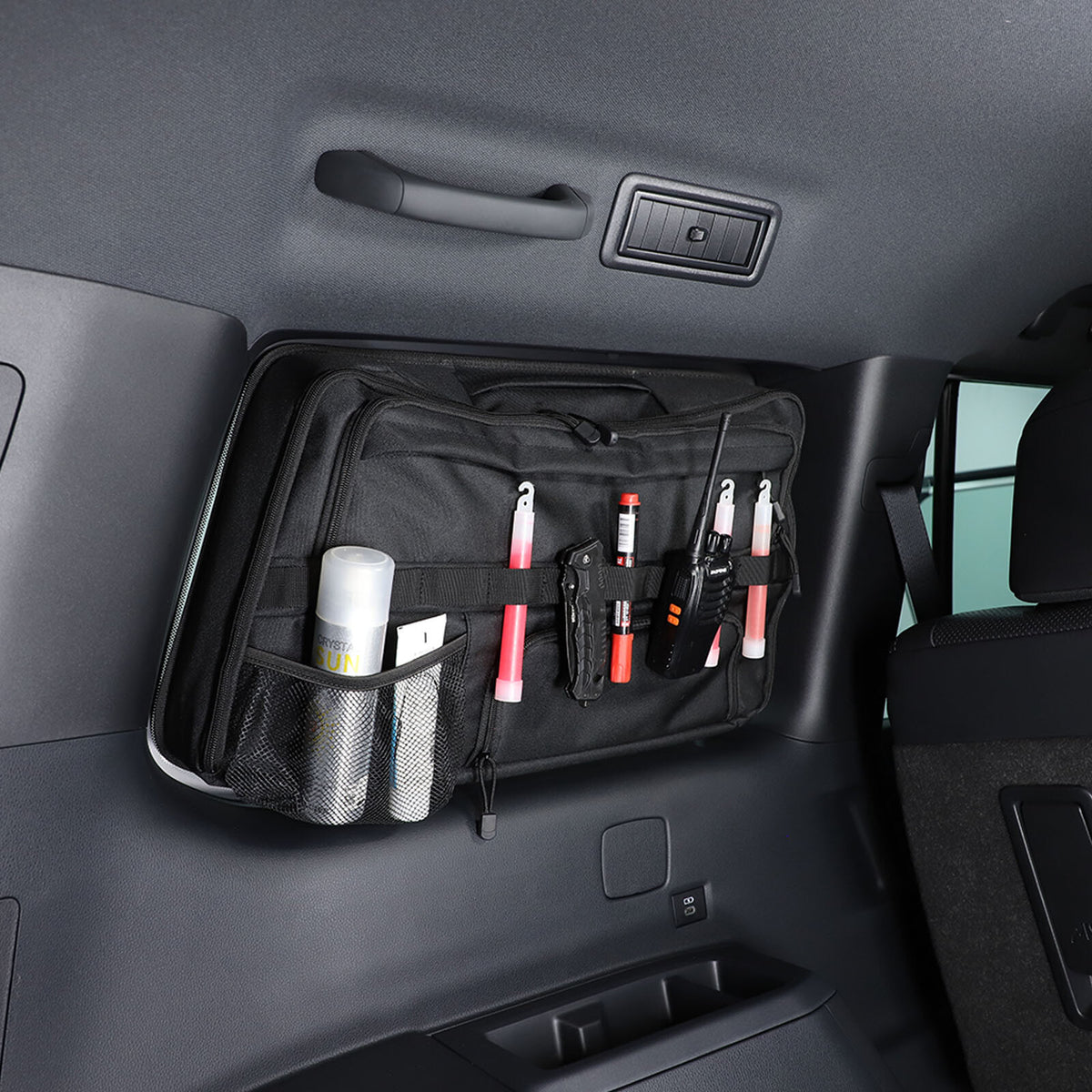 Car Trunk Left & Right Side Window Storage Bag For Lexus GX550 2024-2025 22