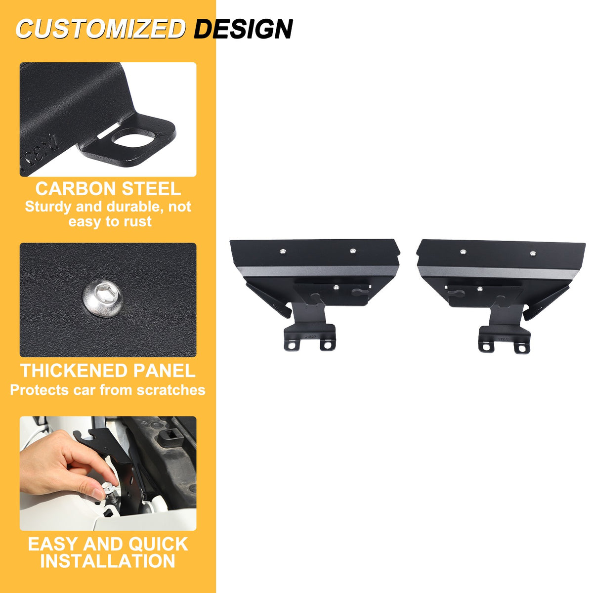 Replace A‑Pillar Lower Spotlight Antenna Bracket For Toyota Prado LC250 2024+ 3