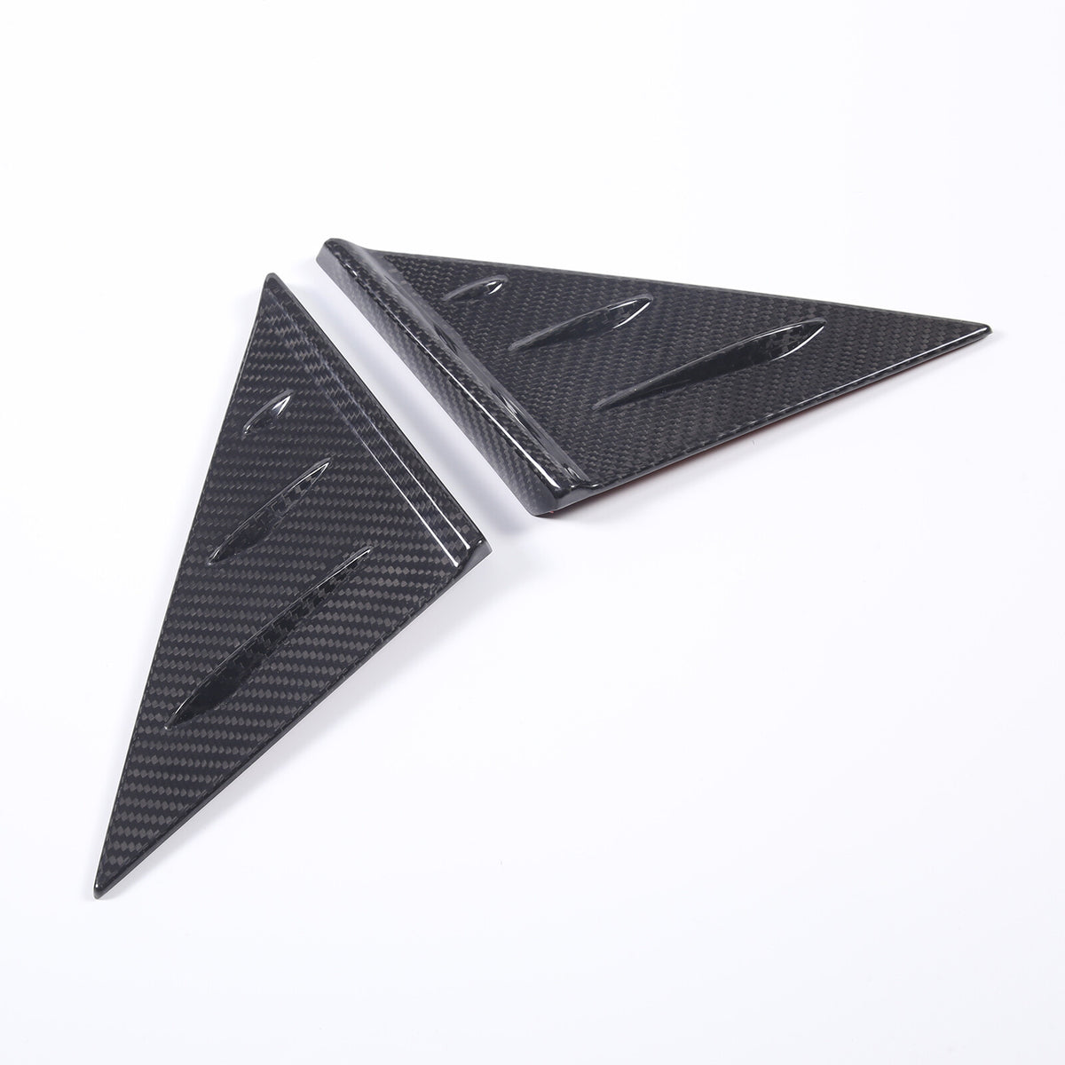 Real Carbon fiber anti-wind buffeting deflector For Corvette C8 Stingray Z06 Z51 7