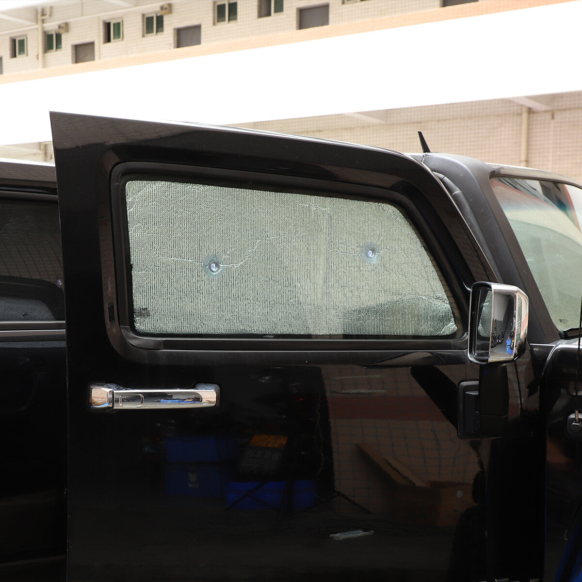 8pcs Foldable Large Sun Shade Truck Car Windshield Visor For Hummer H3 05-09 US 4
