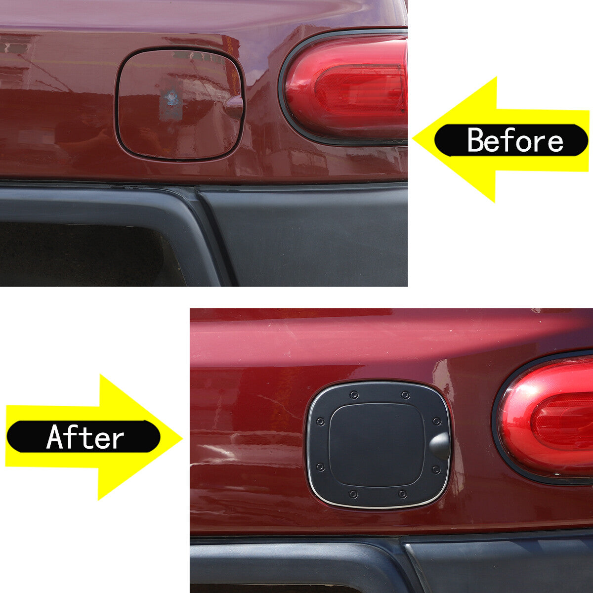 Matte Black ABS Full Exterior Cover Trim Set For Toyota FJ Cruiser 2007-2021 56