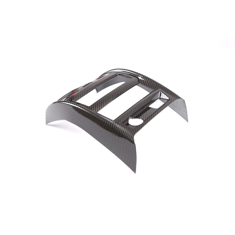 Carbon Fiber Color Rear Air Vent Outlet Frame Trim For BMW 5 Series G30 2020-22 8