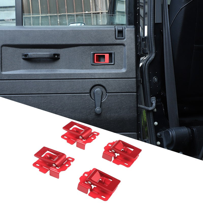 Replacement Red Steel Interior Door Handle For LR Defender L316 2004-2018 23