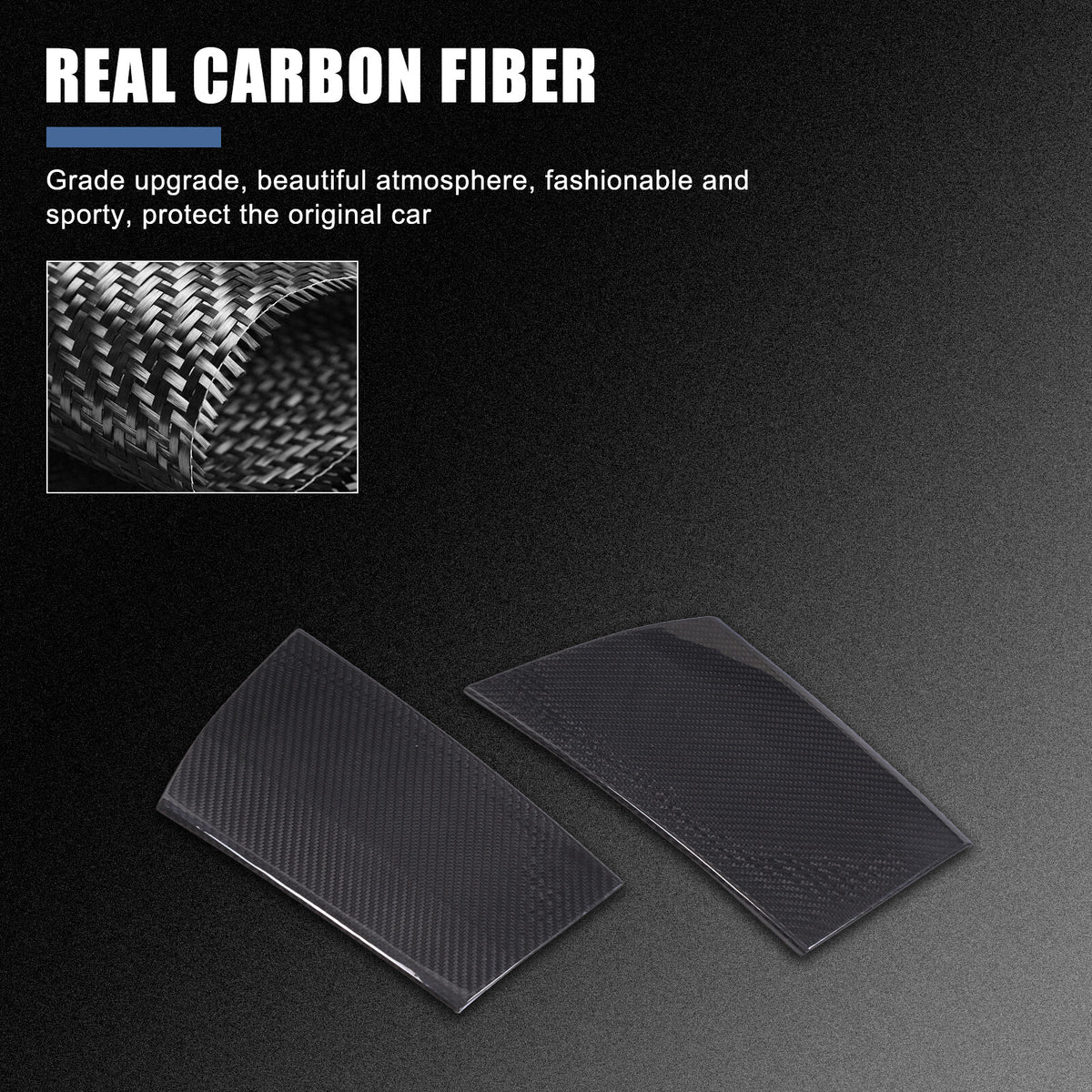 Real Carbon Fiber Car B-Pillar Trim Cover For Nissan Z RZ34 400Z 2023+ 6