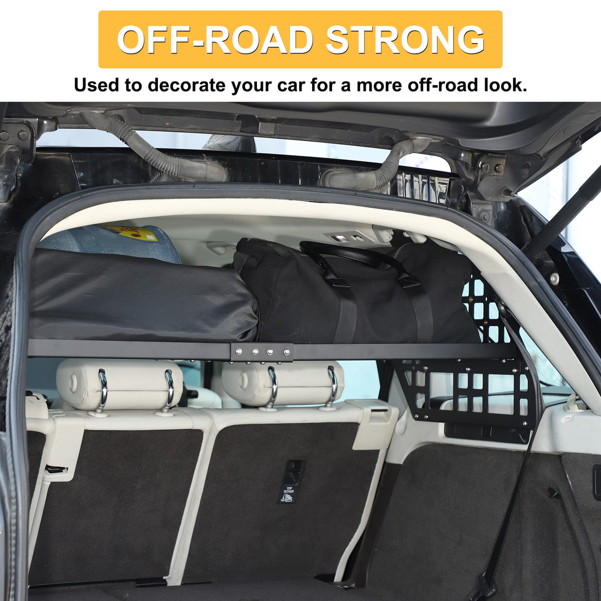 Trunk Side Storage Layered Rack Molle Panel For Land Rover Discovery 5 L462 17+ 19