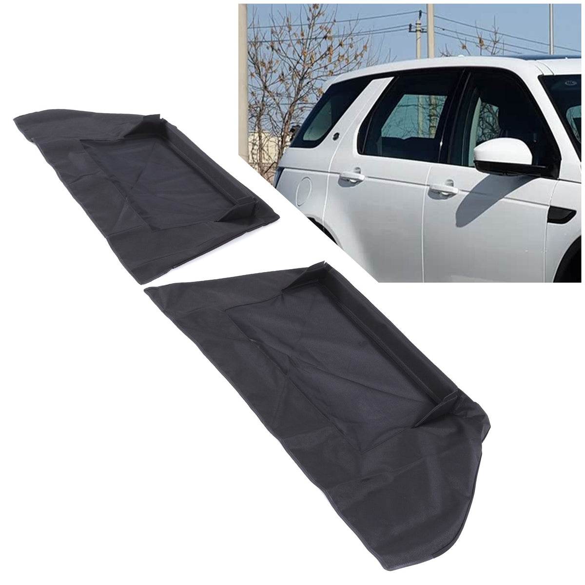 Rear Door Window Sunshade Sun Cover For Land Rover Discovery Sport L550 2016-19 10
