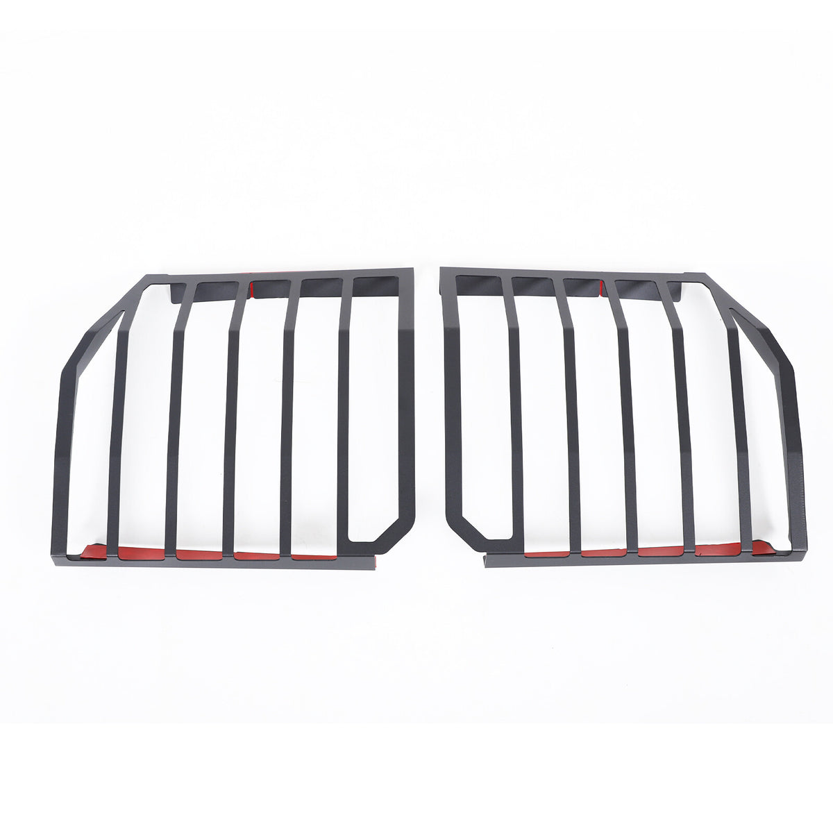 Black Alloy Rear Tail light lamp Cover trimFor Toyota Land Cruiser LC250 24+ 19