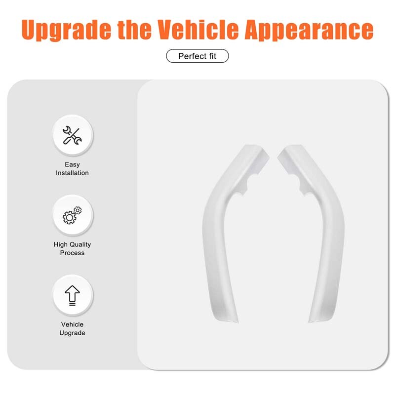 Silver Center Gear Shift Side Strip Trim For LR Range Rover Sport L320 2005-2013 16