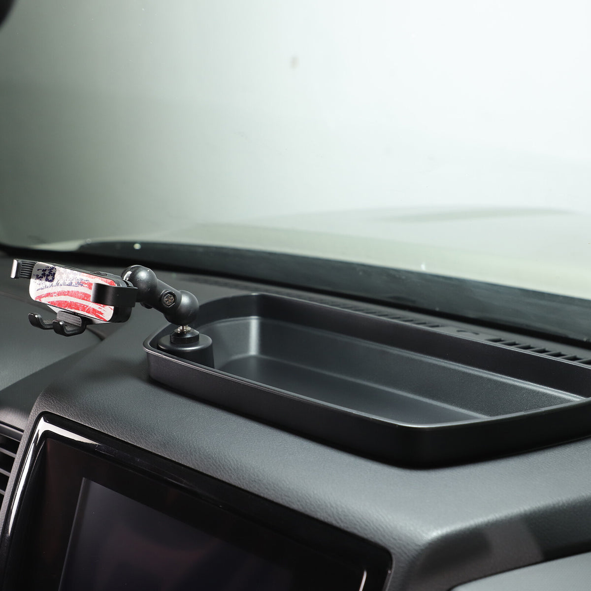 US Flag Dashboard Storage Tray Box Phone Holder Clip For Nissan Frontier D41 22+ 1