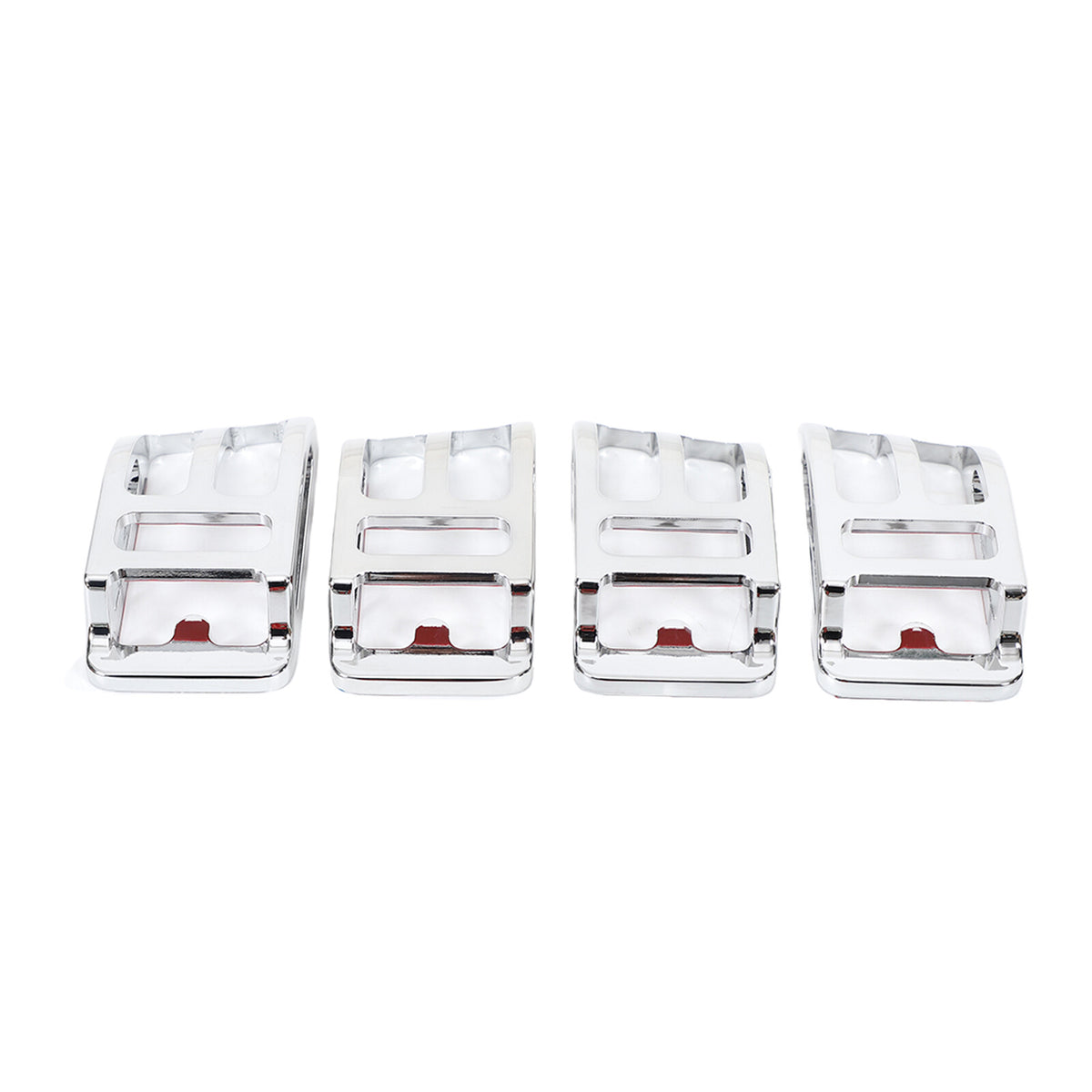 Chrome Billet Top Corner Marker Light Guards Cages For Hummer H2 2003-2010 3