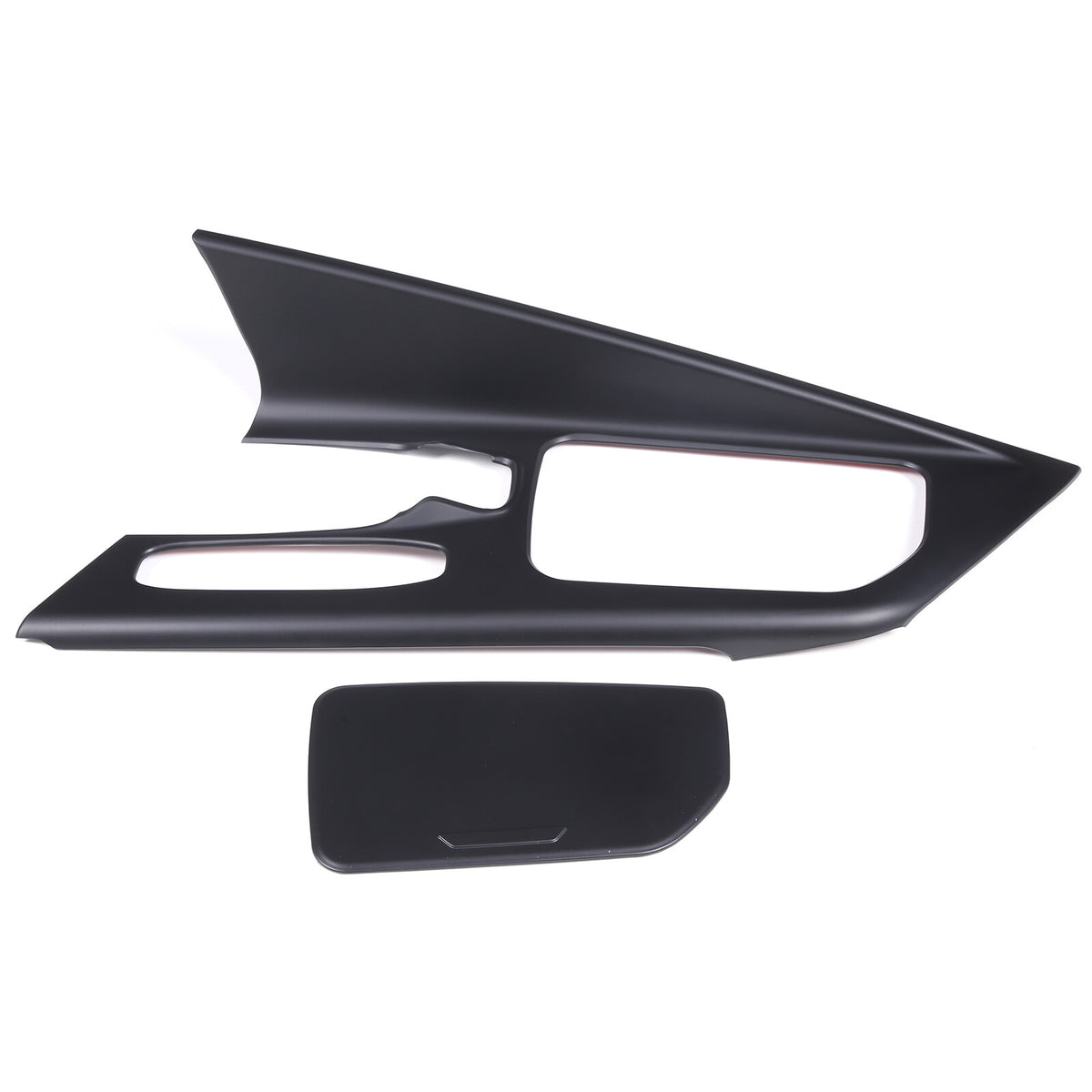 Matte black Center Console Gear Shift Panel Cover Trim For Corvette C8 2020-25 7