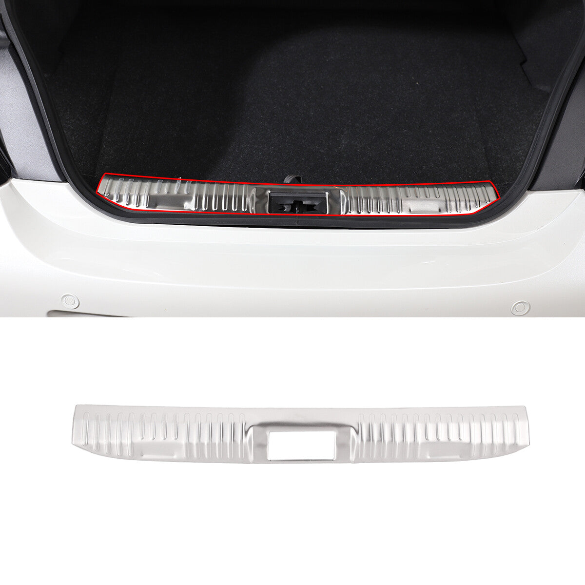 Steel Rear Bumper Guard Cover Trim For Subaru BRZ 22 9