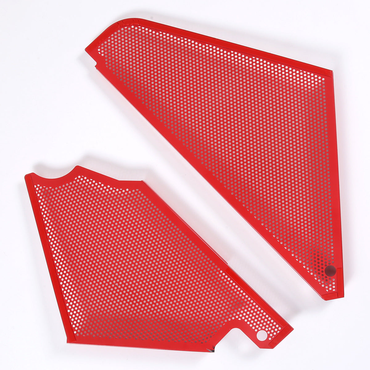 Red Steel Engine Hood Compartment Panel Trim Cover Set For Corvette C8 Z06 20-26 5