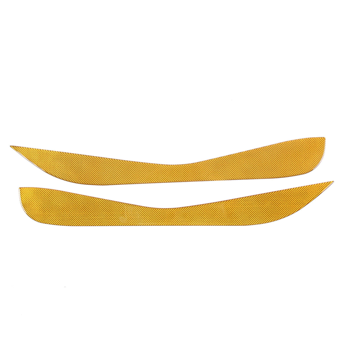 Yellow Carbon Fiber Door Anti-Kick Panel Sticker For Corvette C8 2020-26 14