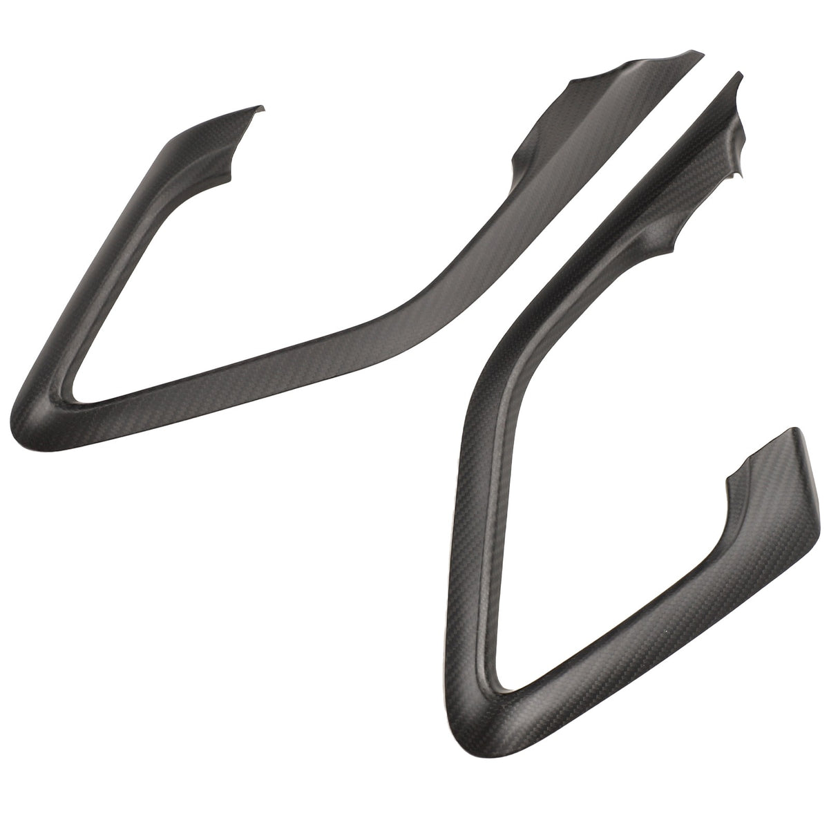 Matte Real Carbon Fiber Inner Door Handle Trim For Nissan GTR R35 2008‑2016 8