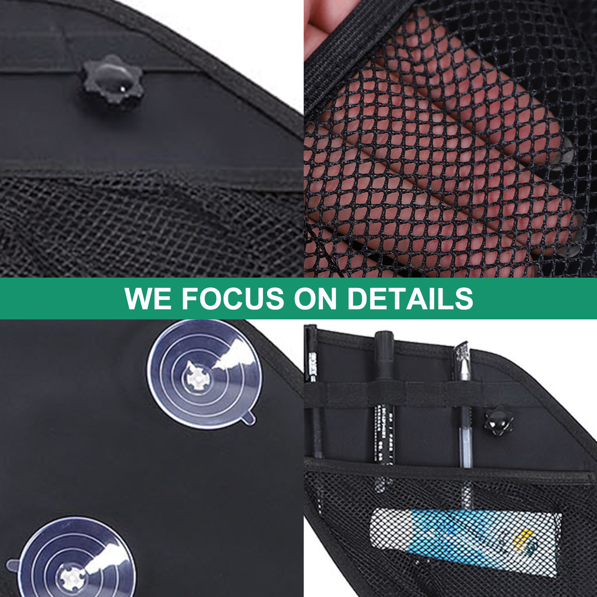 Rear Window L&R Side Storage Bag Box Organizer For Land Rover Evoque L 2021-2024 5