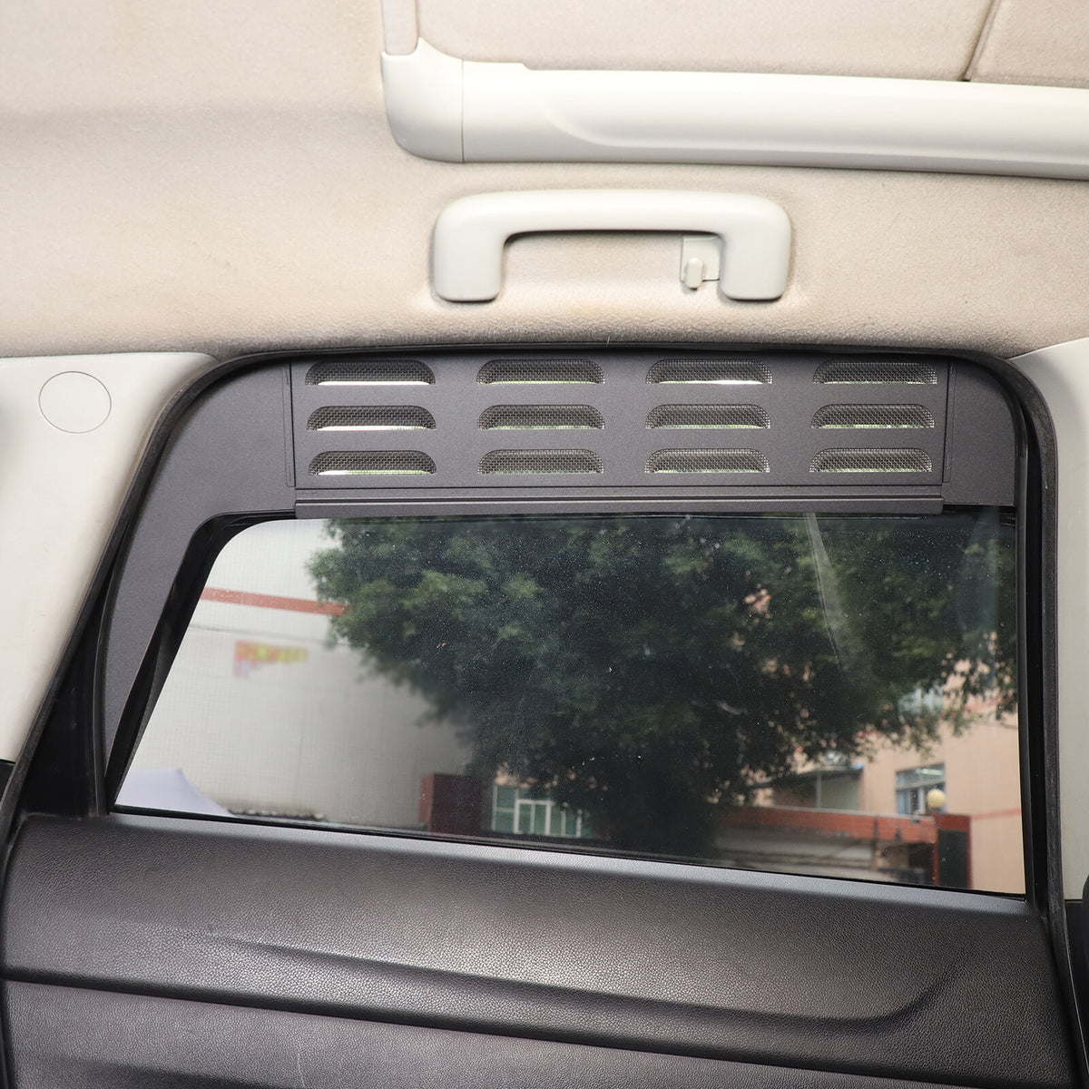 Alloy Rear Window Louver Shutter Cover Trim For Mitsubishi Outlander Sport 11-18 4