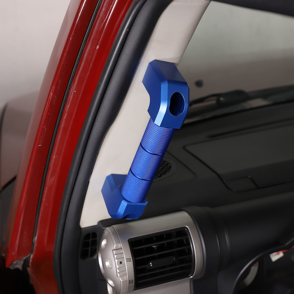 Blue A-pillar Handle Replacement Trim For 2007-2021 Toyota FJ Cruiser 11