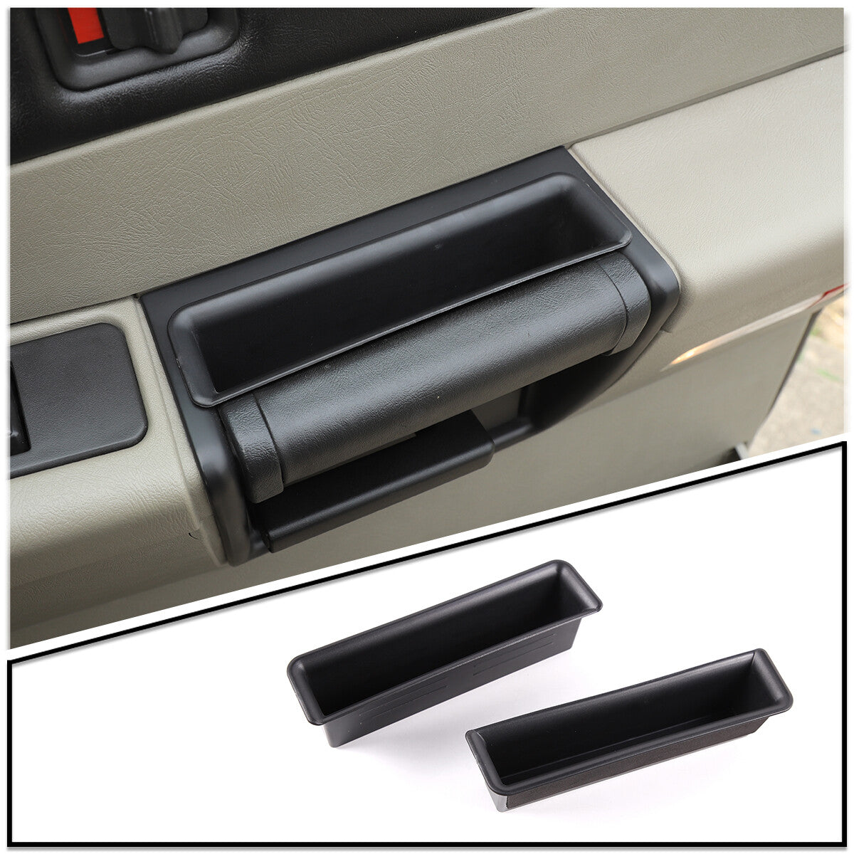 4pcs Dash Center Console Door Storage Box Tray Organizer Set For Hummer H2 03-07 4