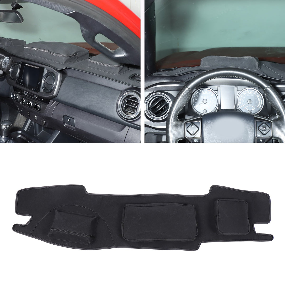 Interior Center Console Dashboard Storage Bag For Toyota Tacoma 2016-22 US 2