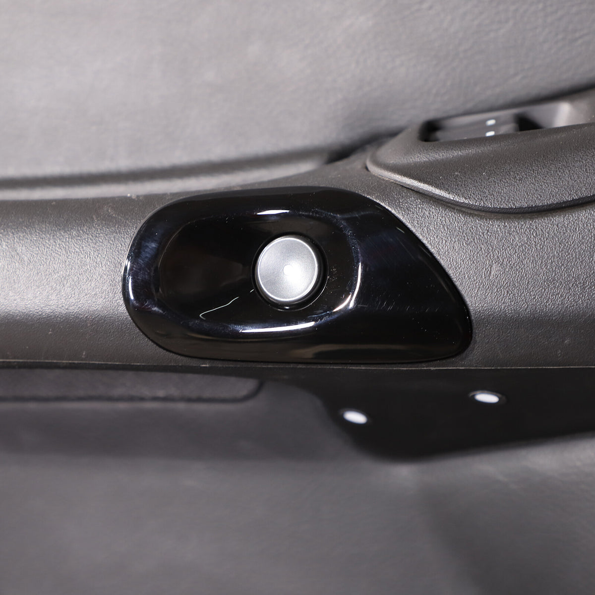 Glossy Black ABS Window Lift Button Trim Frame Cover Set For Corvette C6 2005-13 4