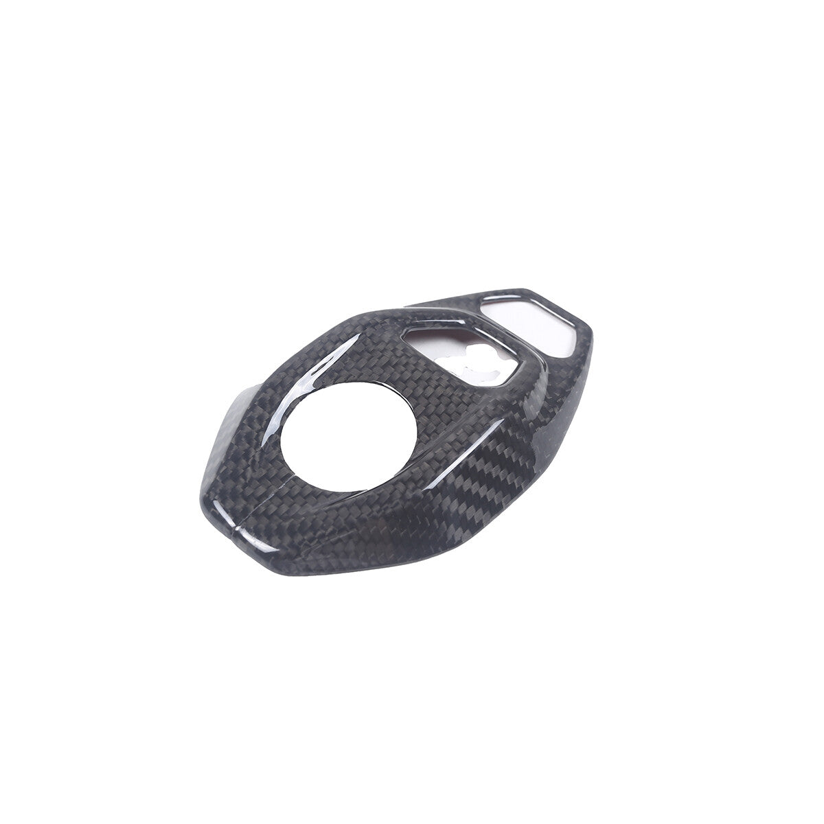 Real Carbon Fiber Console Gear Base Cover Trim For Lotus Emira V6 I4 2021-2025 4