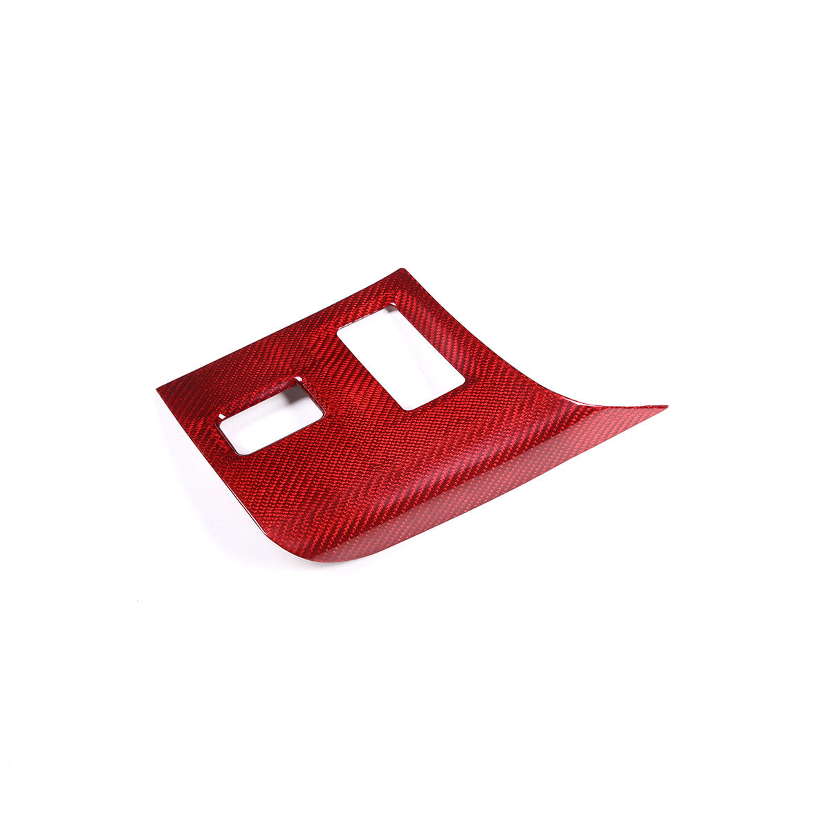 Red Real Carbon Fiber Interior Center Console Trim Set Kit For Subaru BRZ 22+ 205