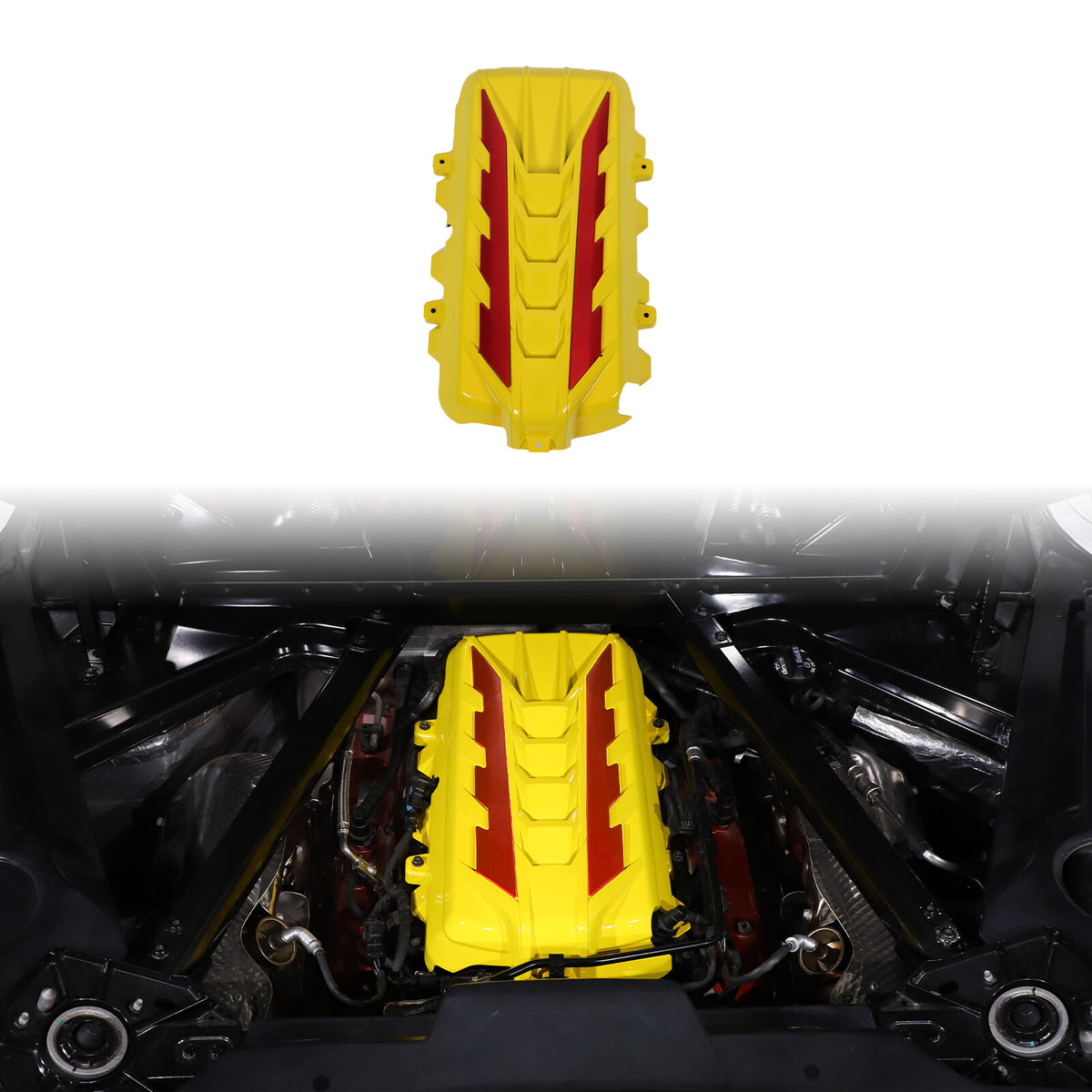 Replace Engine Hood Panel Trim Cover Cap For Corvette C8 Coupe 2020-26 - Variants 16-20 17