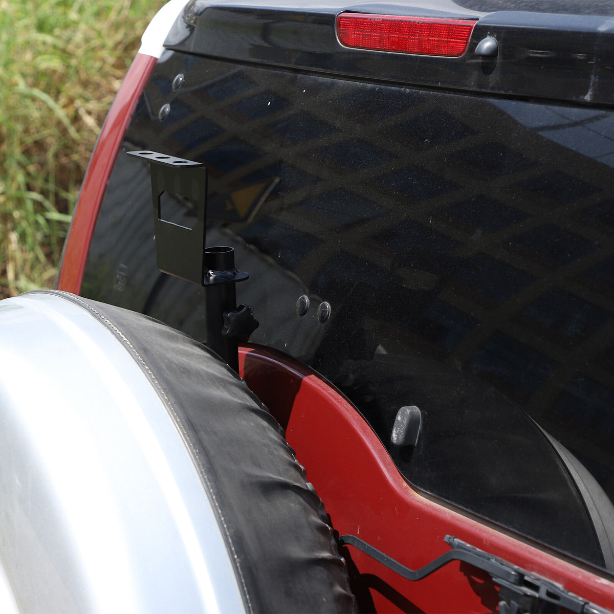 Alloy Rear Door Tailgate Flagpole Bracket Holder For Toyota FJ Cruiser 07-21 US 9