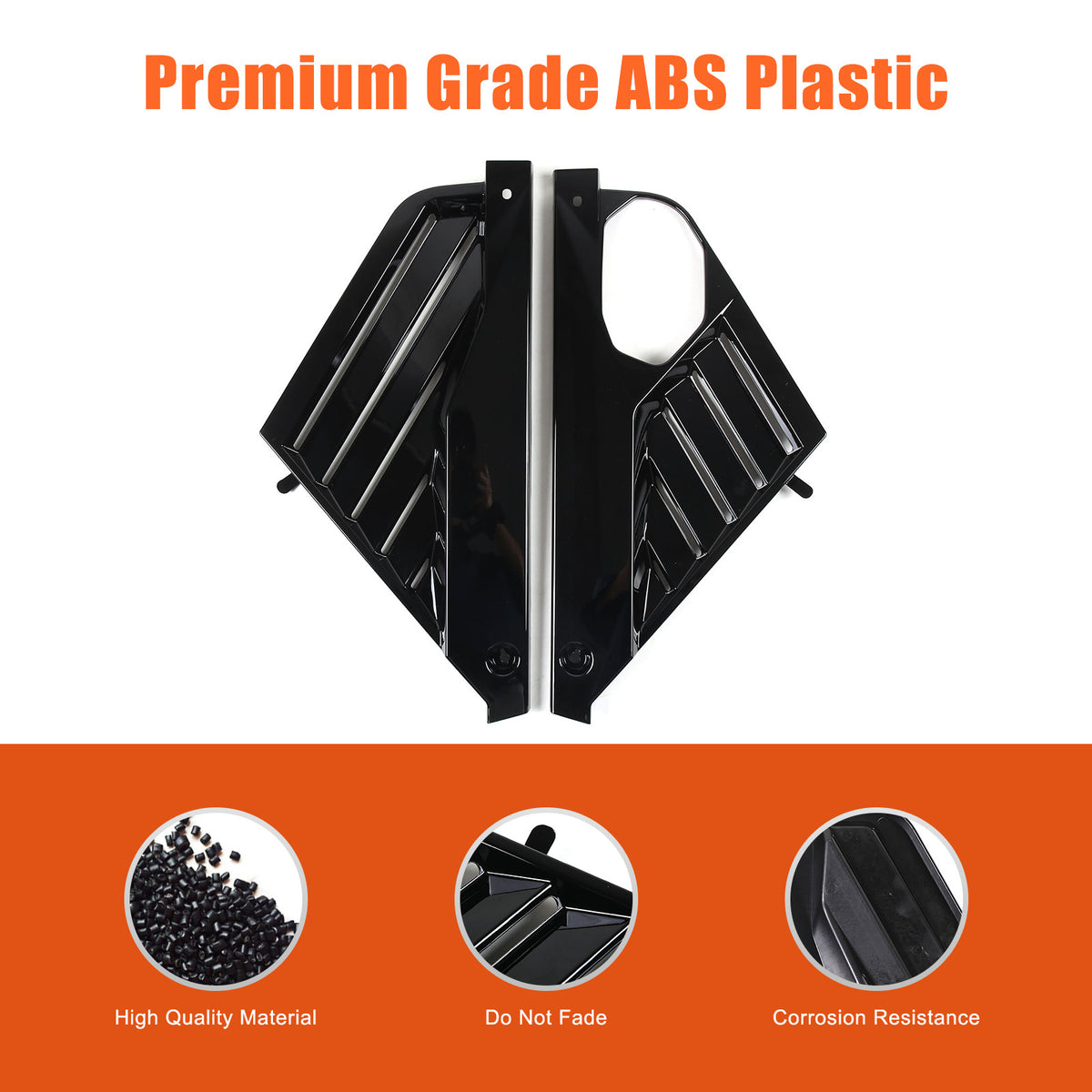 Glossy Black ABS Engine Bay Panel Plate Cover Guard For Corvette C8 Z06 2020-26 20