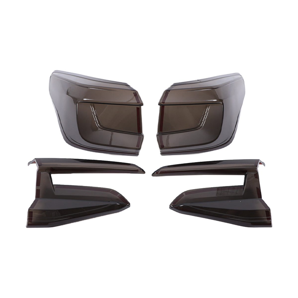 Smoked Black Rear Tail Light Guard Decor Cover Trim For Subaru Crosstrek 2024+ 17